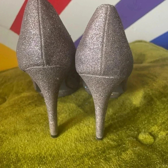 Madden Girl Multi color Glitter Platform Heels Size 9.5 EUC! - Picture 4 of 6